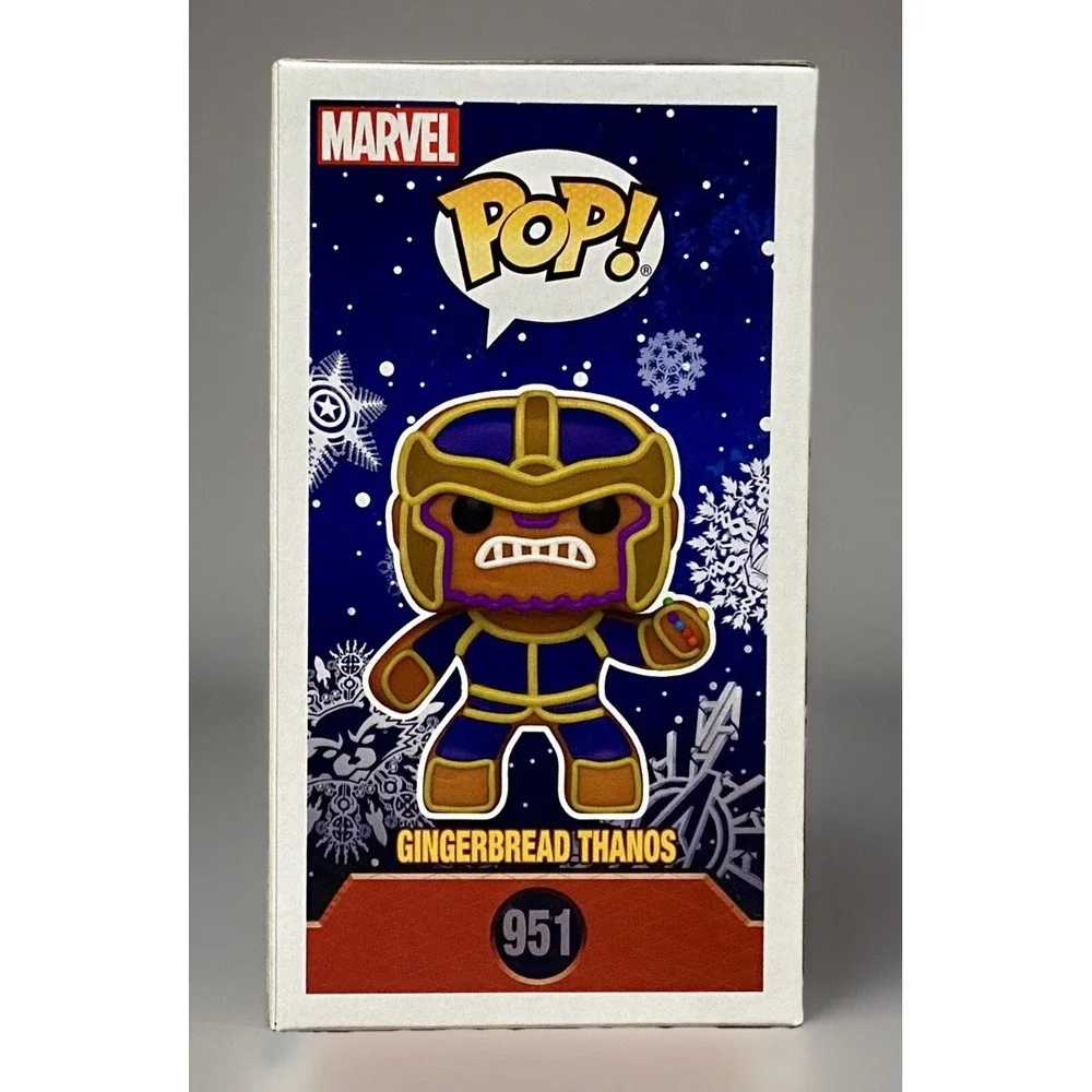 Funko POP! Holiday Marvel #951 Gingerbread Thanos Christmas Funko Exclusive NIB.